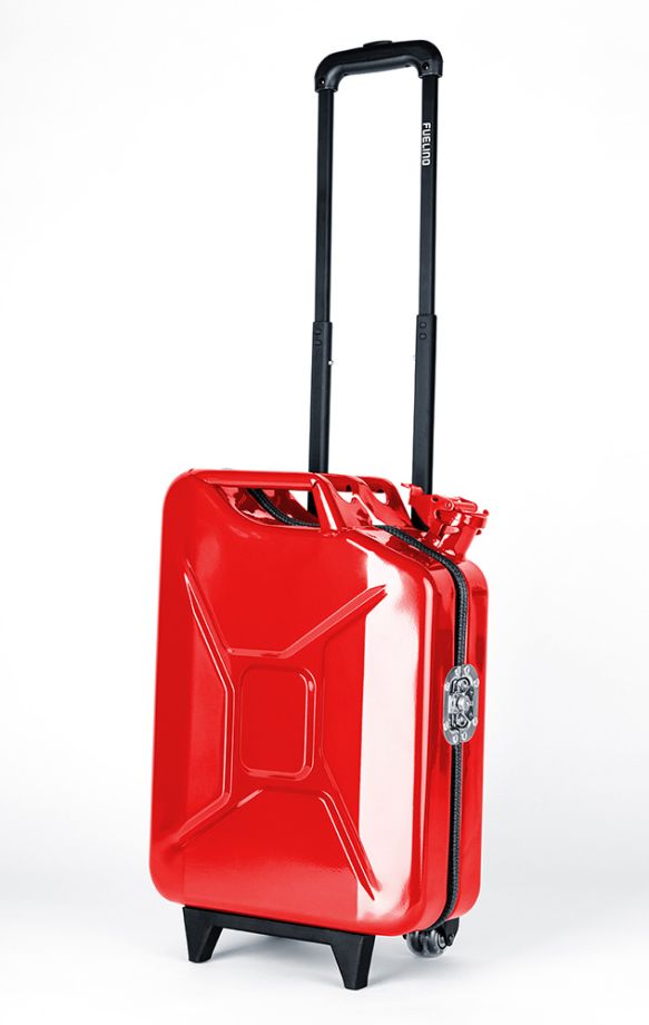 Benzinkanister-Trolley, rot