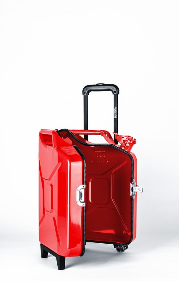 Benzinkanister-Trolley, rot