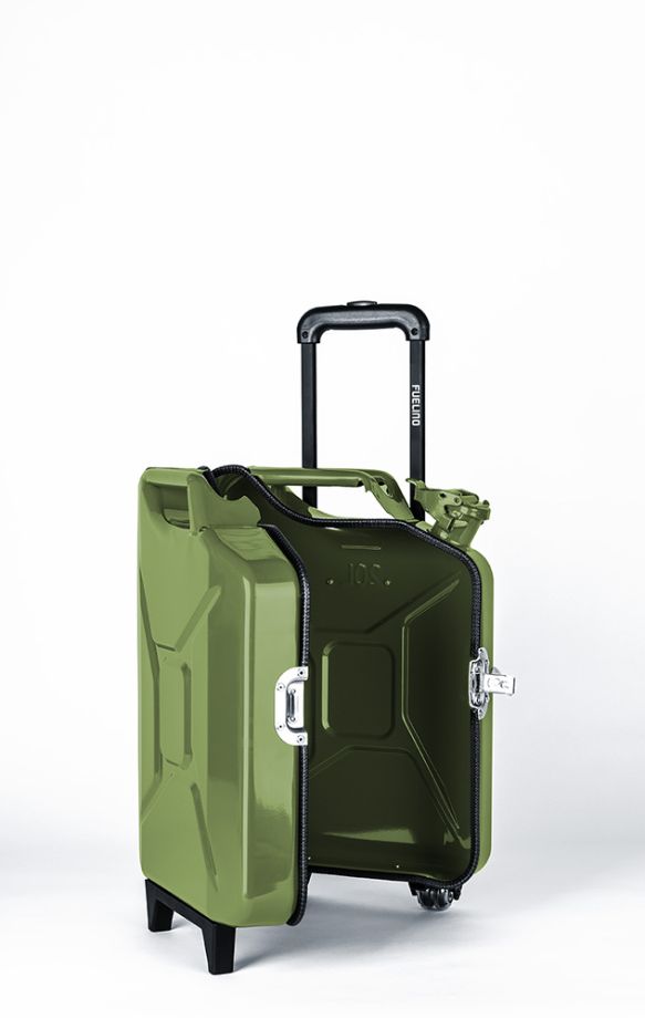 Benzinkanister-Trolley, grün