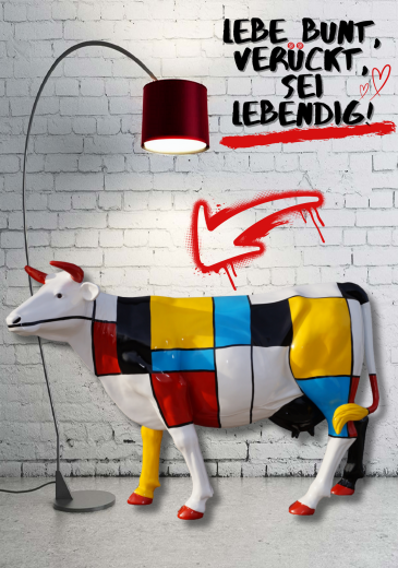 Kuh als Kunstfigur