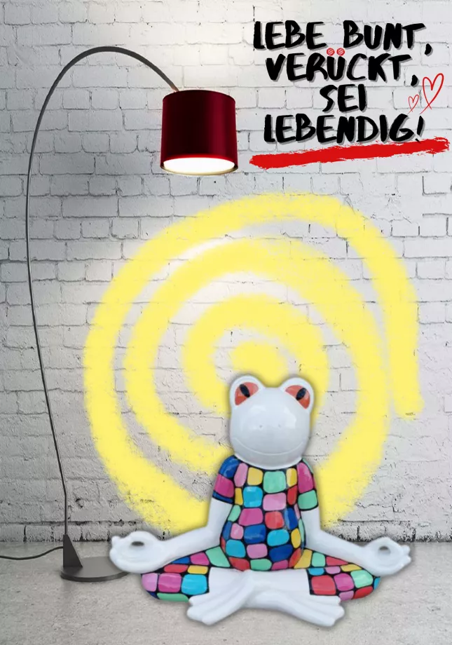  Meditierender Frosch