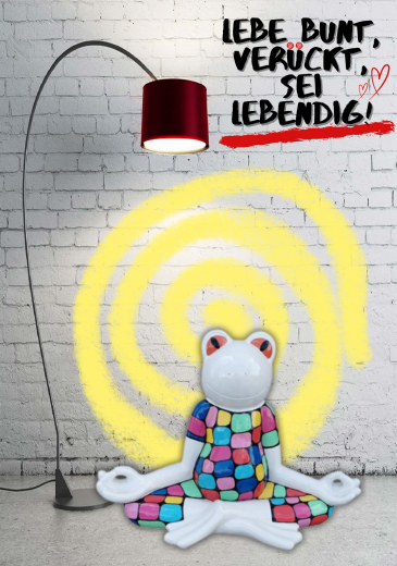  Meditierender Frosch