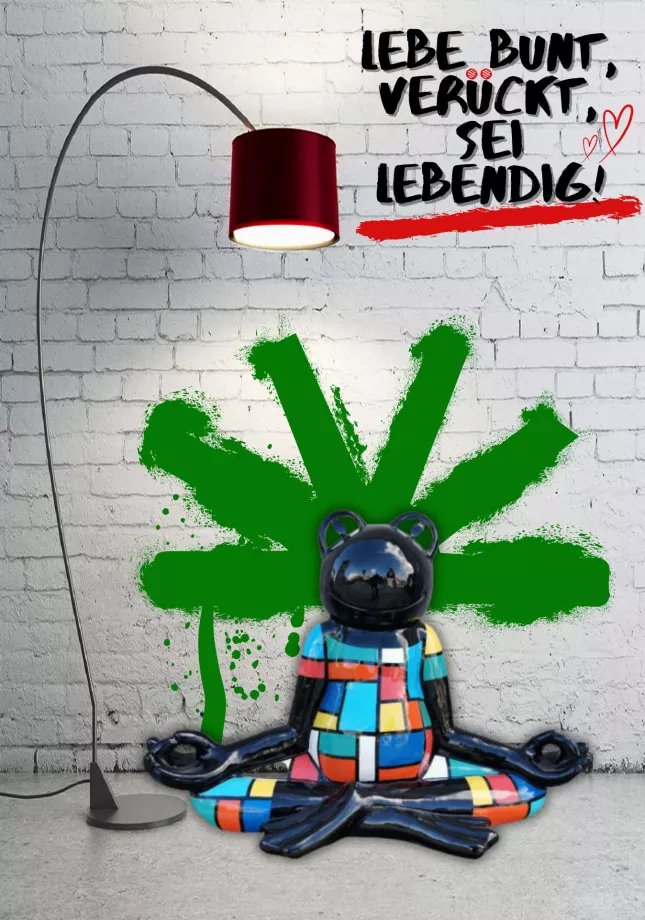  Meditierender Frosch