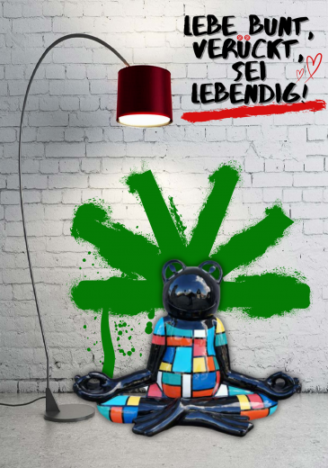  Meditierender Frosch