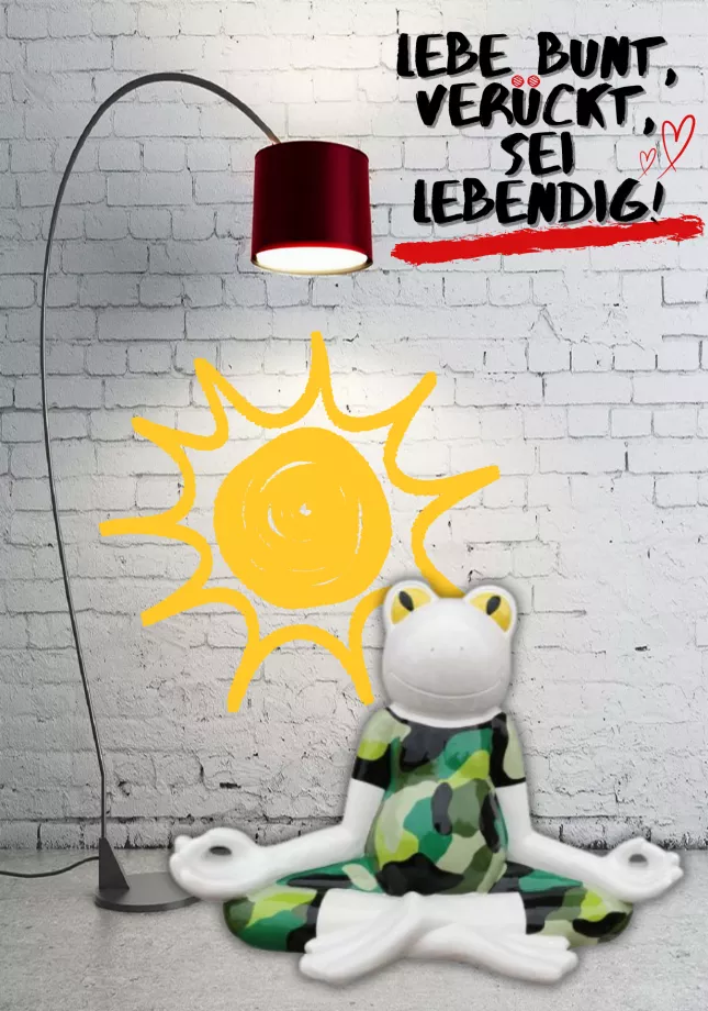  Meditierender Frosch