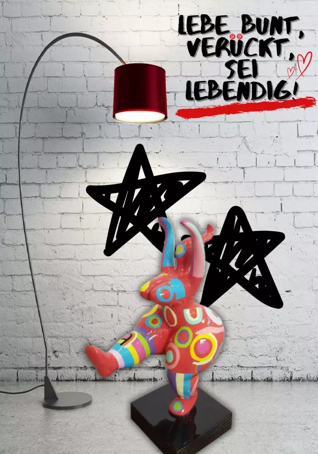 Nana-Kunstfigur (Arme oben)