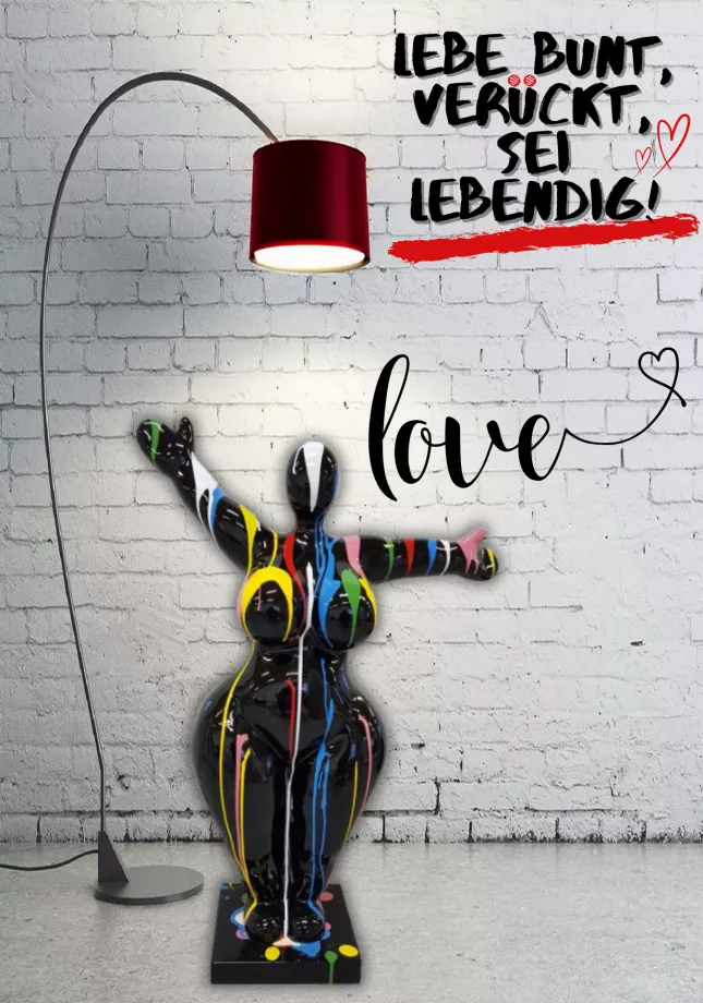 Nana-Kunstfigur (rechter Arm ausgestreckt)