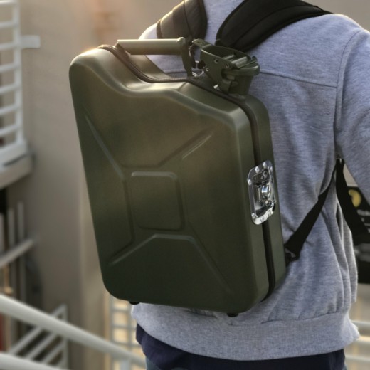 Benzinkanister-Rucksack, schwarz - Ansicht 50