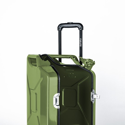 Benzinkanister-Trolley, grün - Ansicht 41