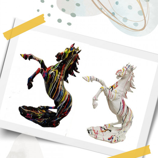 Steigendes Pferd als Kunstfigur - Ansicht 223