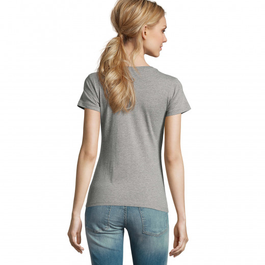 T-Shirt SOL'S Imperial WOMEN, Rundhals, grau-melange - Ansicht 317