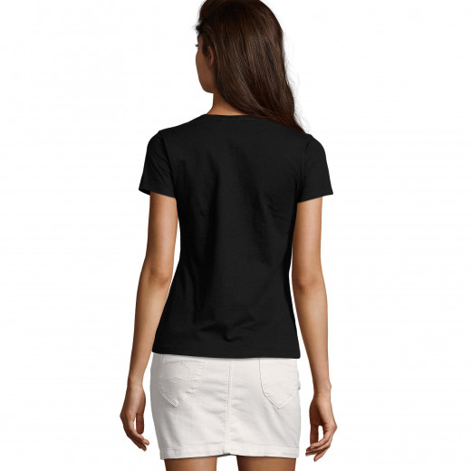 T-Shirt SOL'S Imperial WOMEN, V-Neck, schwarz - Ansicht 295